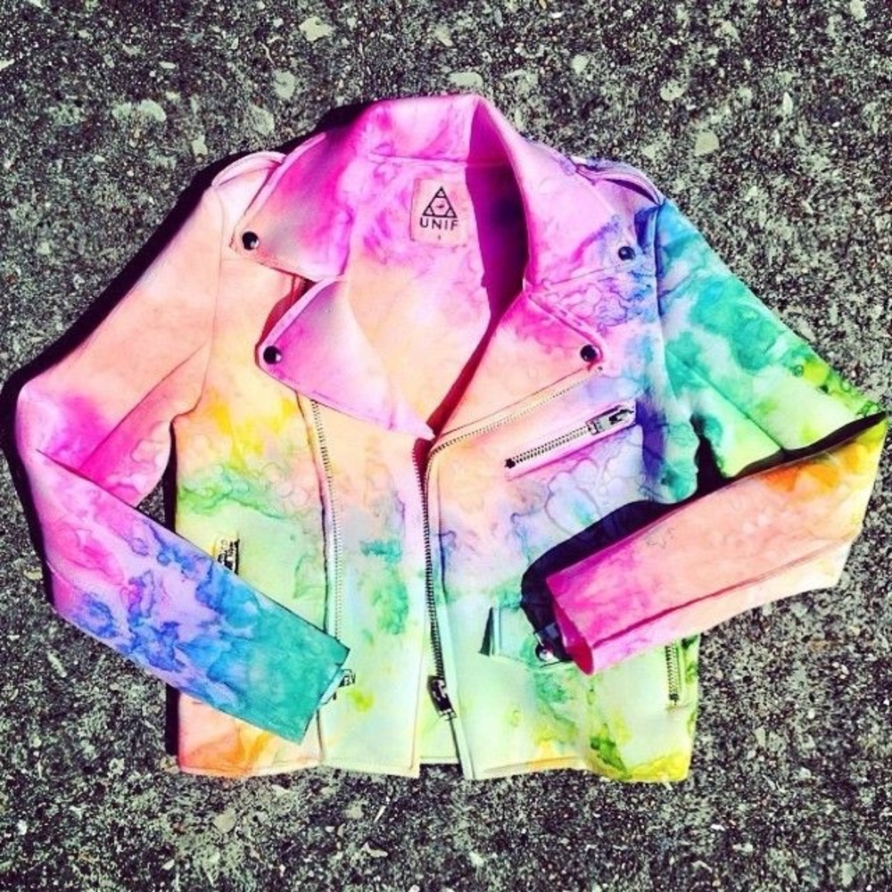 UNIF I DYE MOTO JACKET | 🍭🍬💕